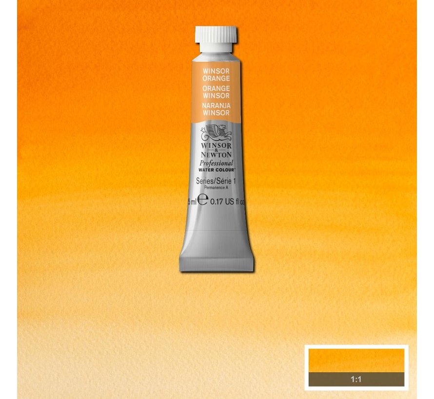 W&N pro. aquarelverf tube 5ml Winsor Orange