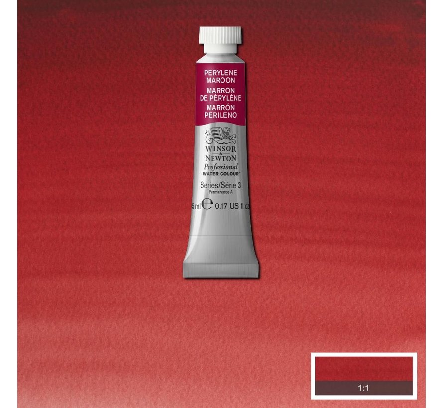 W&N pro. aquarelverf tube 5ml Perylene Maroon