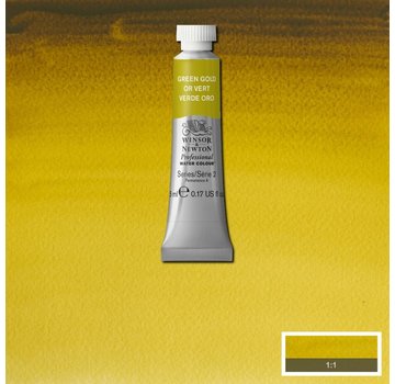 Winsor & Newton W&N pro. aquarelverf tube 5ml Green Gold