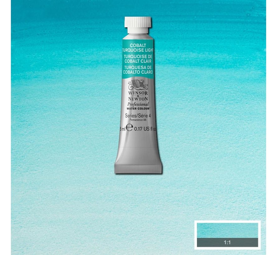 W&N pro. aquarelverf tube 5ml Cobalt Turquoise Light