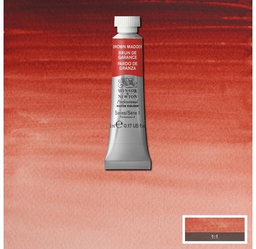 Winsor & Newton W&N pro. aquarelverf tube 5ml Brown Madder