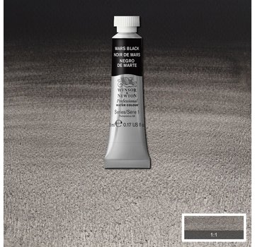 Winsor & Newton W&N pro. aquarelverf tube 5ml Mars Black