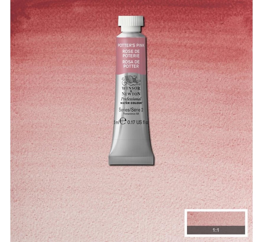 W&N pro. aquarelverf tube 5ml Potters Pink