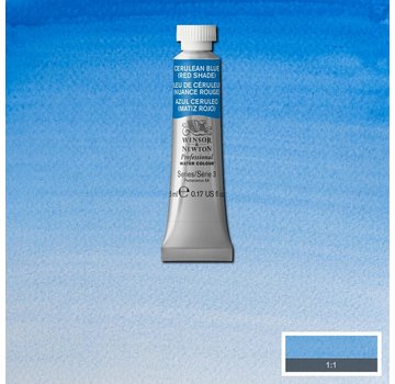 Winsor & Newton W&N pro. aquarelverf tube 5ml Cerulean Blue (Red shade)
