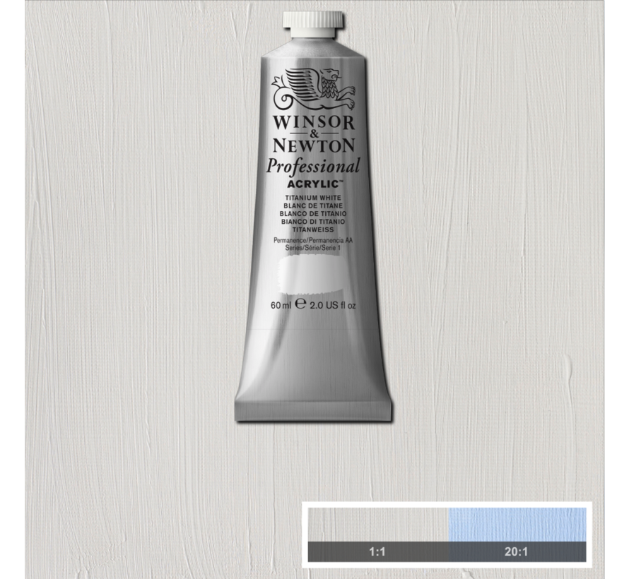 Professional acrylverf 60ml Titanium White