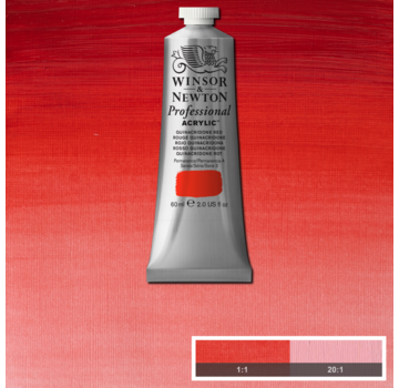 Winsor & Newton Professional acrylverf 60ml Quinacridone Red