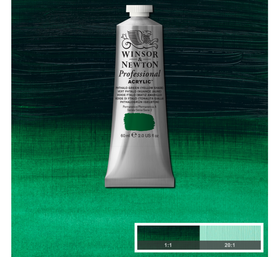 Professional acrylverf 60ml Phthalo Green (Yellow Shade)