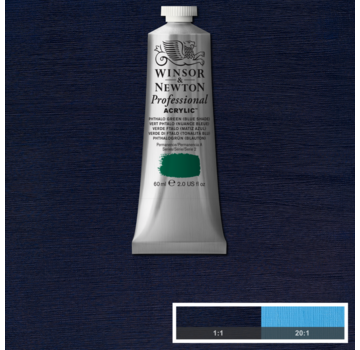 Winsor & Newton Professional acrylverf 60ml Phthalo Blue (Green shade)