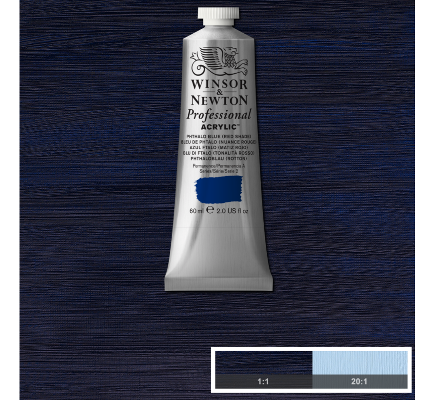 Professional acrylverf 60ml Phthalo Blue (Red shade)
