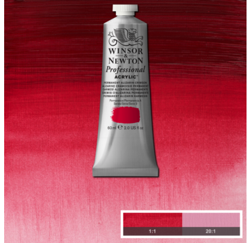 Winsor & Newton Professional acrylverf 60ml Permanent Alizarine Crimson