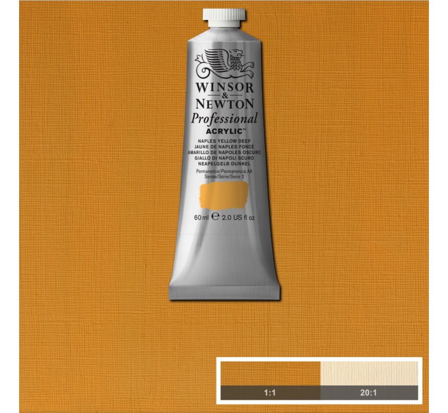 Professional acrylverf 60ml Naples Yellow Deep