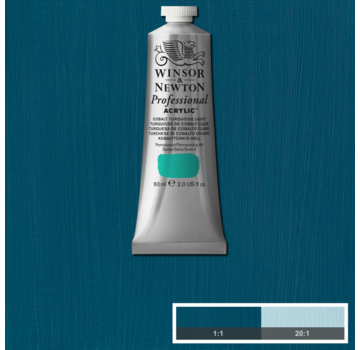 Winsor & Newton Professional acrylverf 60ml Cobalt Turquoise Light