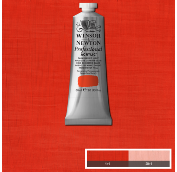 Winsor & Newton Professional acrylverf 60ml Cadmium Red Light