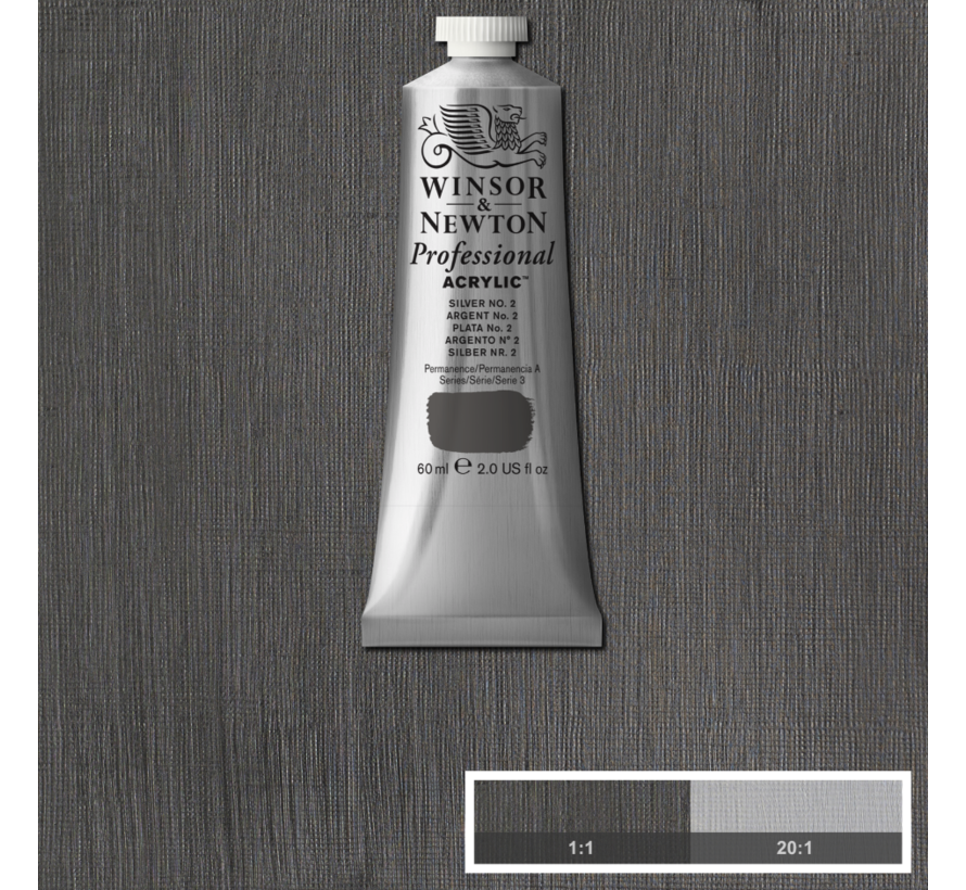 Professional acrylverf 60ml Silver