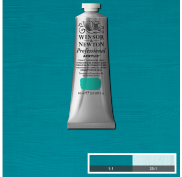 Winsor & Newton Professional acrylverf 60ml Cobalt Turquoise Light