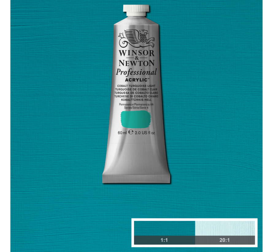 Professional acrylverf 60ml Cobalt Turquoise Light