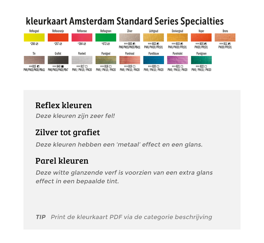 Amsterdam Standard Series Acrylverf Tube 120 ml Lichtgoud 802