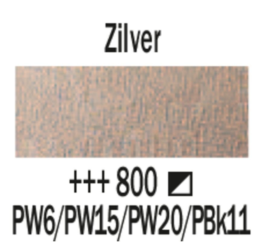 Amsterdam Standard Series Acrylverf Tube 120 ml Zilver 800