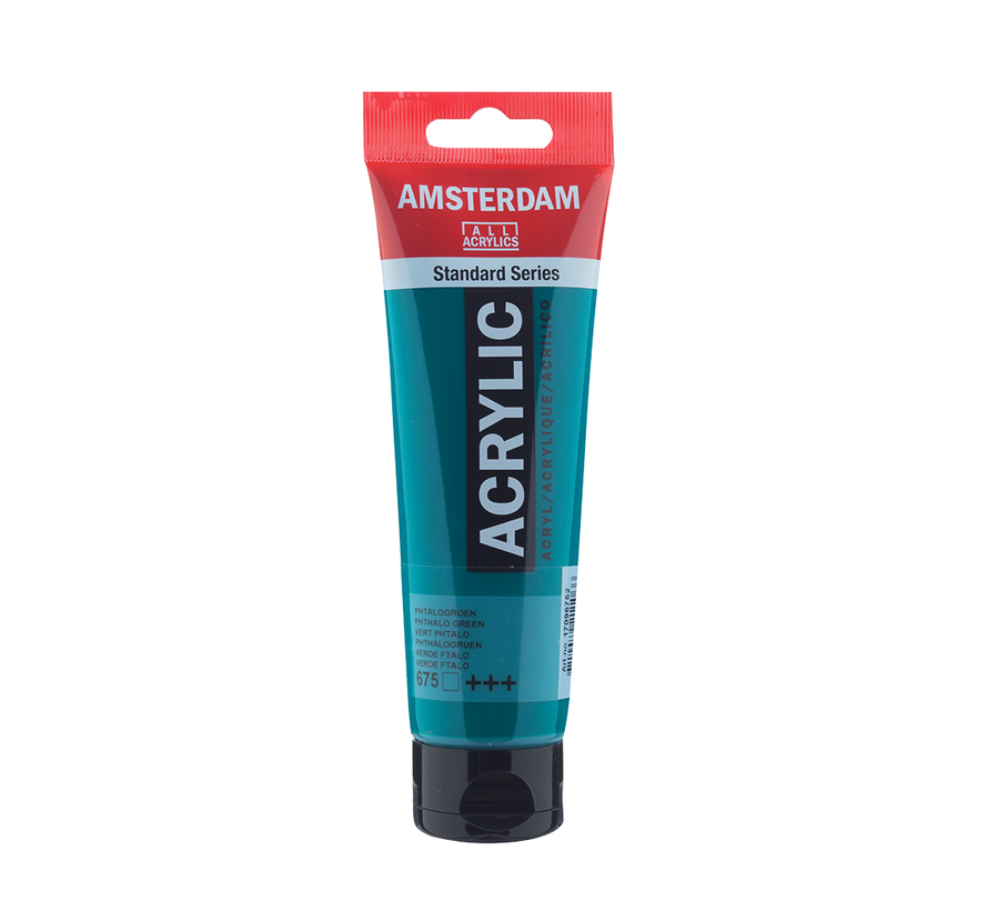 Amsterdam Standard Series Acrylverf Tube 120 ml Phtalogroen 675