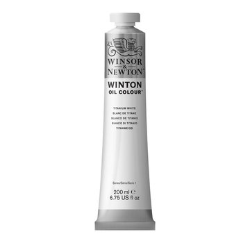 W&N Winton olieverf 200ml W&N Winton olieverf 200ml Titanium white 644