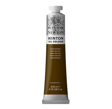 Winsor & Newton W&N Winton olieverf 200ml Vandyke Brown 676