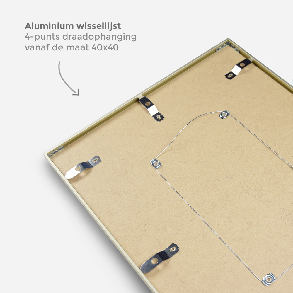 muis gebonden uitlaat Aluminium wissellijst satijn brons | Beste prijs kwaliteit verhouding -  Regenboog
