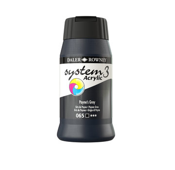 Daler Rowney System 3 Acrylverf 500ml Potten Paynes Grey