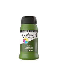 Daler Rowney System 3 Acrylverf 500ml Potten Sap Green