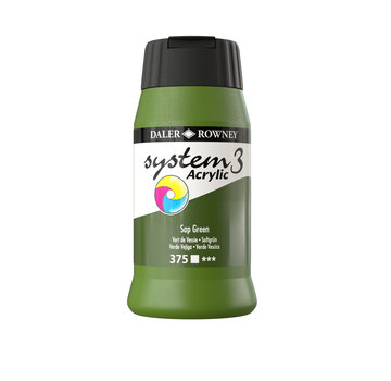 Daler Rowney System 3 Acrylverf 500ml Potten Sap Green