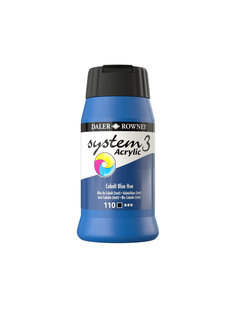 Daler Rowney System 3 Acrylverf 500ml Potten Cobalt Blue (Hue)