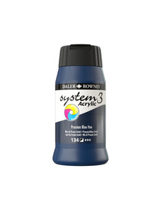 Daler Rowney System 3 Acrylverf 500ml Potten Prussian Blue