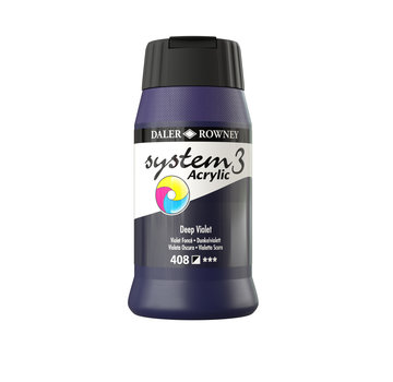 Daler Rowney System 3 Acrylverf 500ml Potten Deep Violet