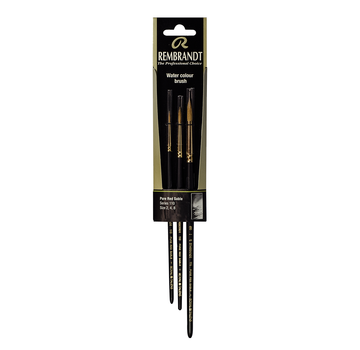 Rembrandt Aquarelverf Marterhaar Penseel set Serie 110/2-4-8 FSC