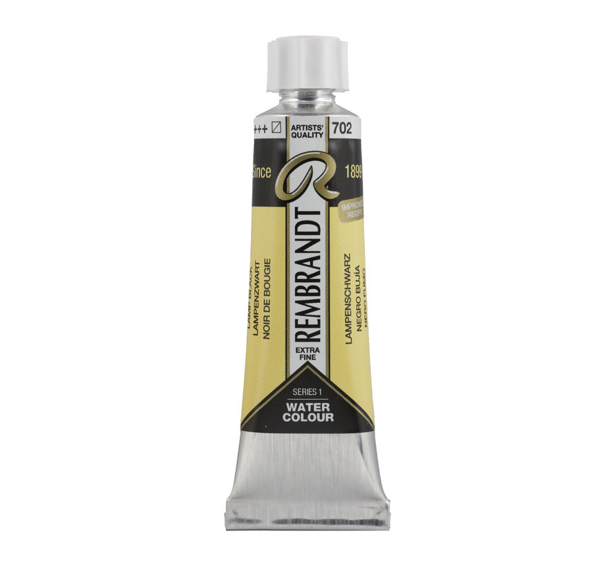 Rembrandt Aquarelverf Tube 10 ml Lampenzwart 702