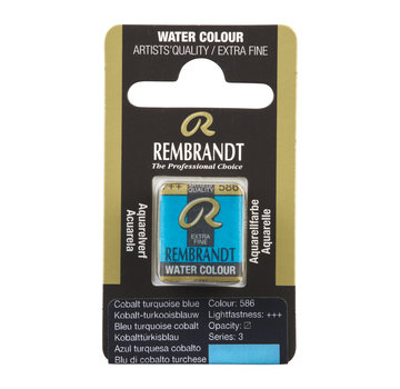 Rembrandt Rembrandt Aquarelverf Napje Kobalt-Turkooisblauw 586
