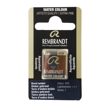 Rembrandt Rembrandt Aquarelverf Napje Omber Gebrand 409