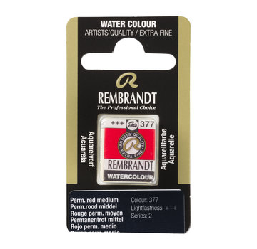 Rembrandt Rembrandt Aquarelverf Napje Permanentrood Middel 377