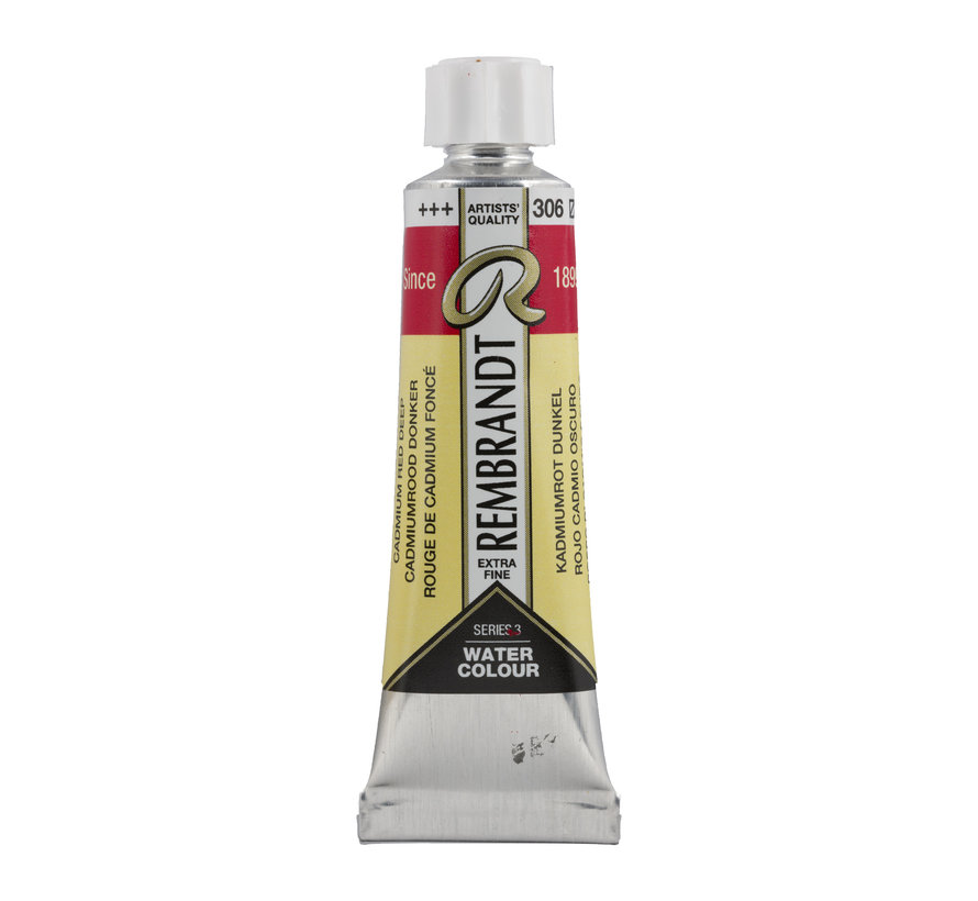 Rembrandt Aquarelverf Tube 10 ml Cadmiumrood Donker 306