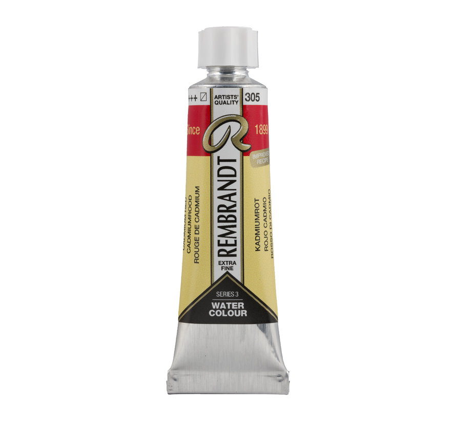 Rembrandt Aquarelverf Tube 10 ml Cadmiumrood 305