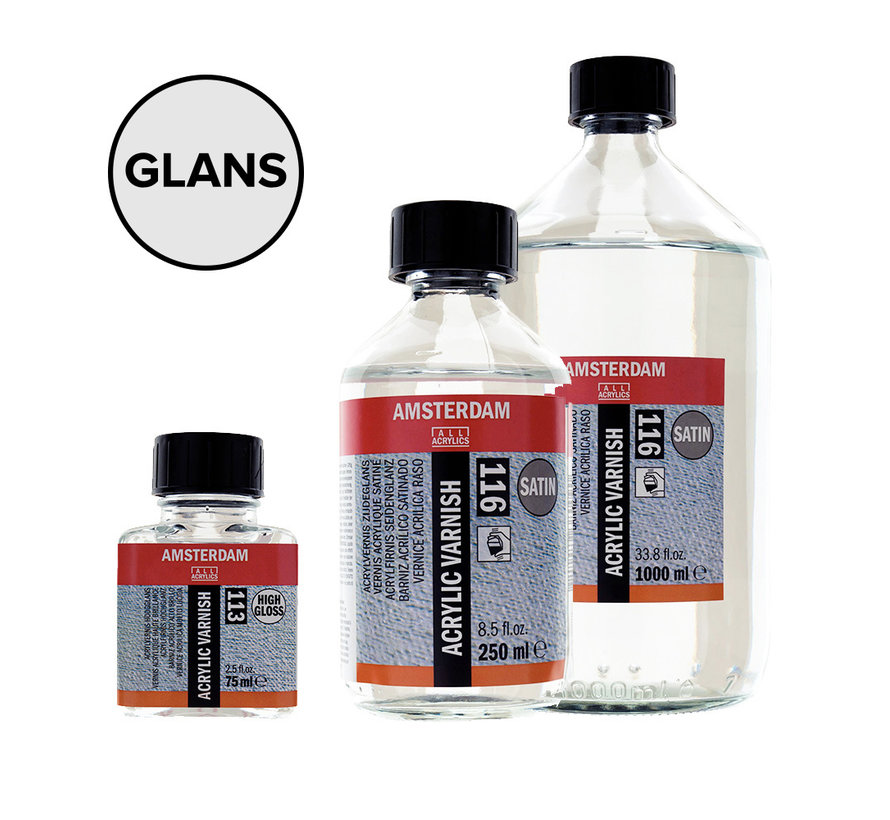 Acrylvernis glanzend fles 114