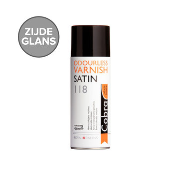 Cobra Schilderij (slot)vernis spuitbus satijn 118 400ml