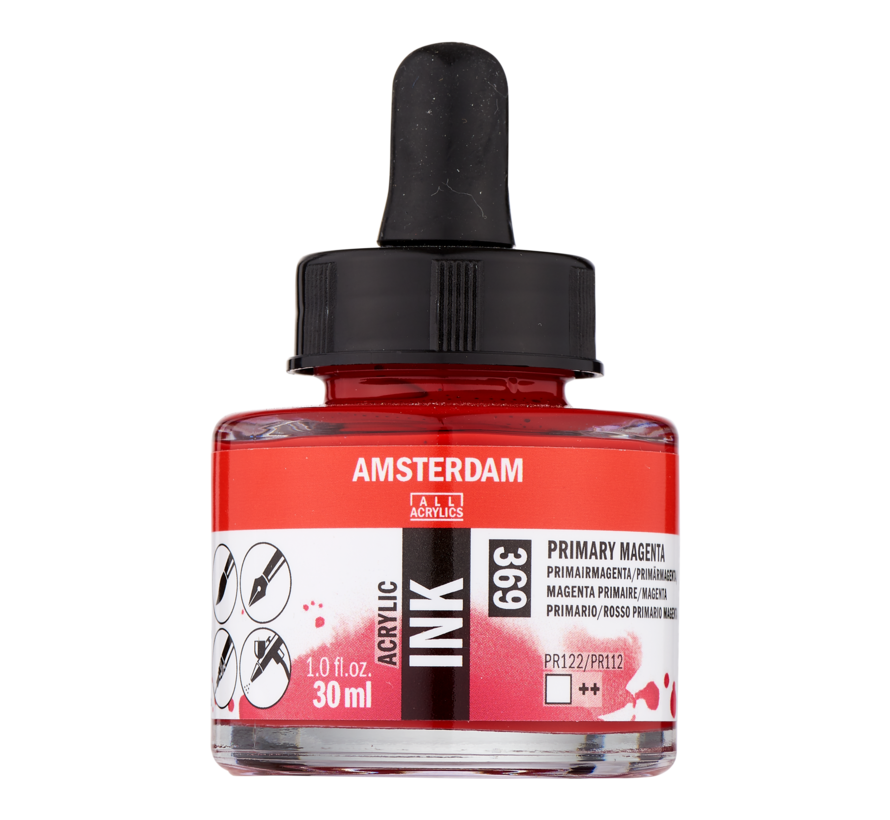 Amsterdam Acrylinkt Fles 30 ml Primairmagenta 369