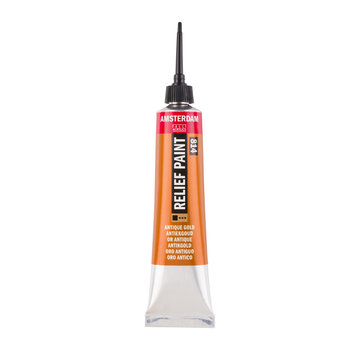 Amsterdam Amsterdam Reliëf Verf Tube 20 ml Antiekgoud 814