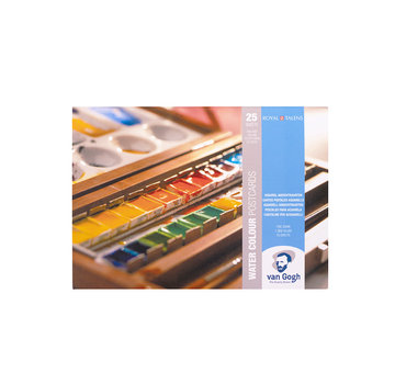 Van Gogh Aquarelverf postkaart blok wit 300gr 25 vellen