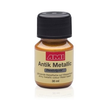 AMI Antique Metallic verf 30ml Donker goud (Dunkelgold)