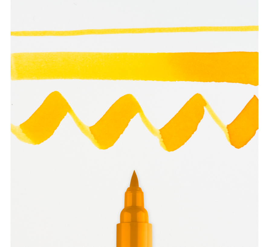 Ecoline Brush Pen Donkergeel 202
