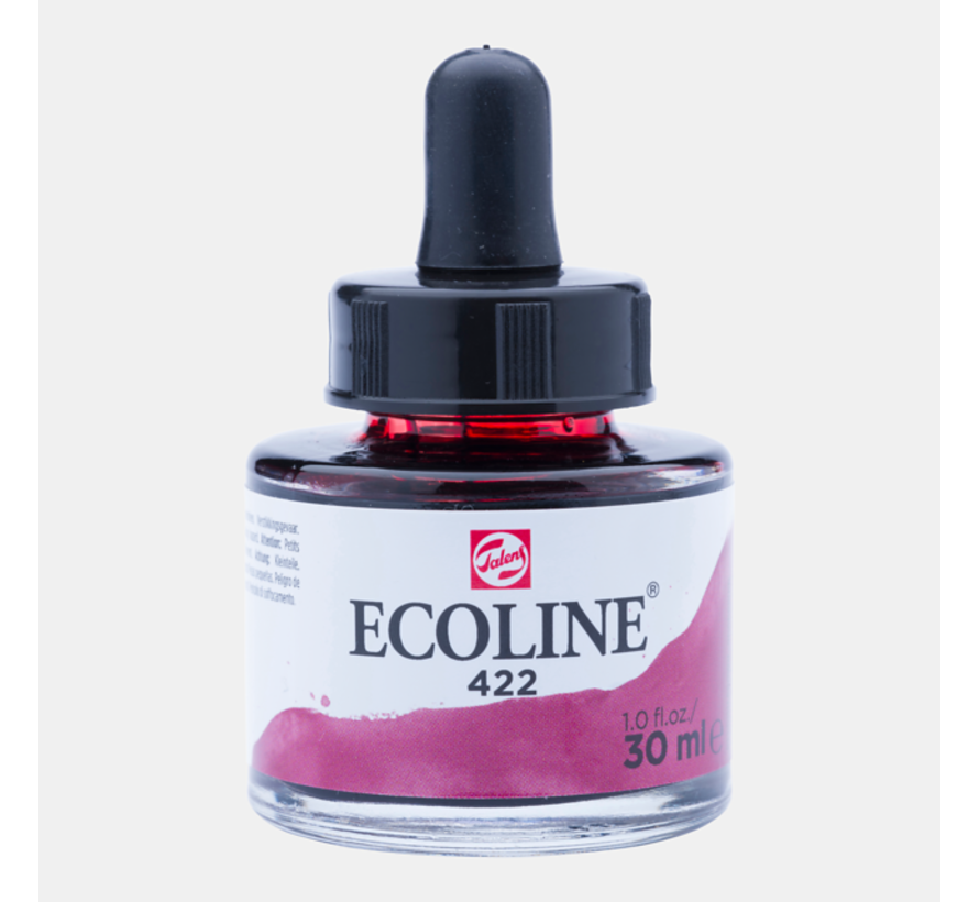 Ecoline Vloeibare Waterverf Fles 30ml Roodbruin 422