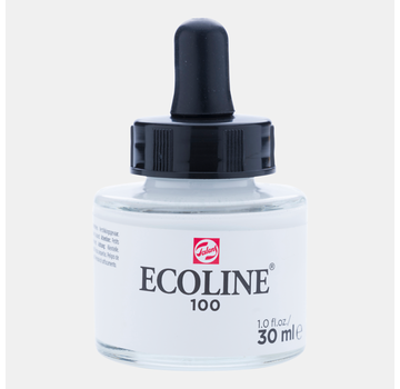 Royal Talens Ecoline Vloeibare Waterverf Fles 30ml Wit 100