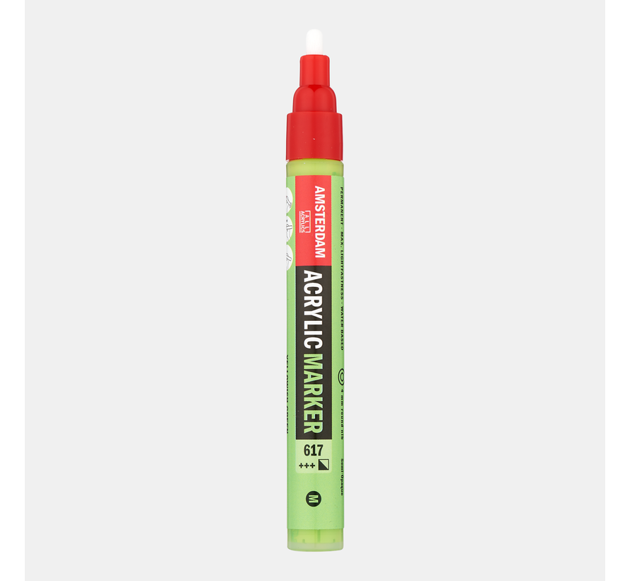 Amsterdam Acrylic Marker 4 mm Geelgroen 617