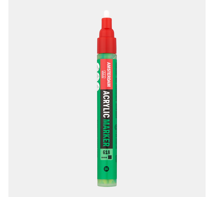 Amsterdam Acrylic Marker 4 mm Permanentgroen Licht 618